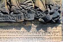 Widok fragmentu epitafium
